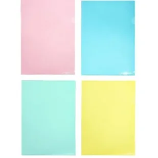 Biurfol Ofertówka A4 PP pastel mix (8szt) - Teczki i skoroszyty - miniaturka - grafika 1