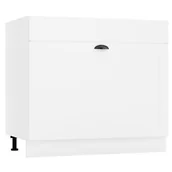 Szafki kuchenne - Szafka pod zlew 80 ADELE D80ZL S/1 biała - miniaturka - grafika 1