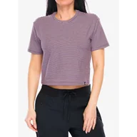 Koszulki sportowe damskie - Koszulka bawełniana damska Black Diamond BD Stripe SS Tee - miniaturka - grafika 1