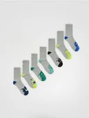 Skarpetki dla dzieci - Reserved - Skarpetki 7 pack - ciemnoszary - miniaturka - grafika 1