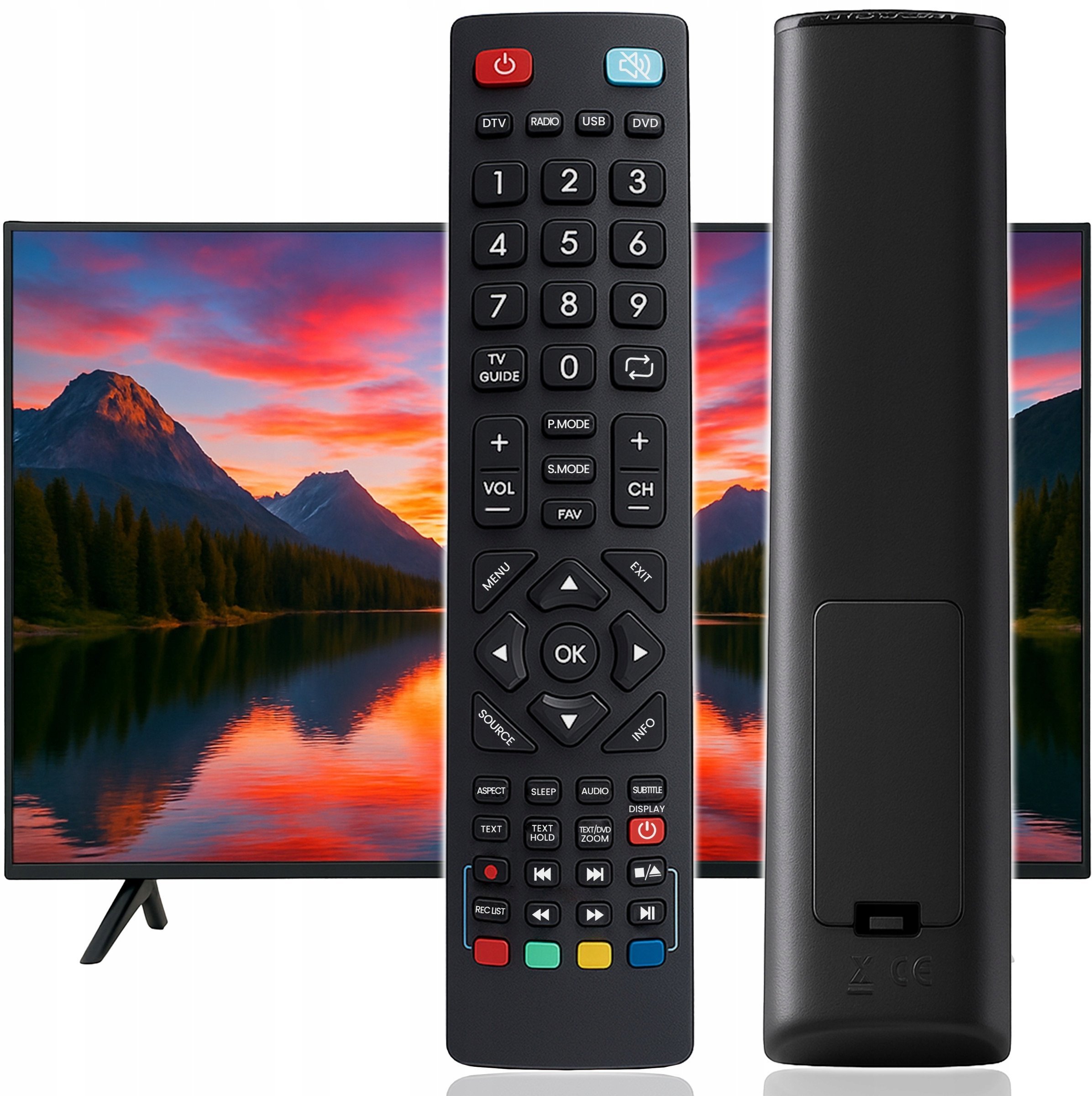 Yermos PILOT DO TV UNIWERSALNY BLAUPUNKT SHARP + BATERIE