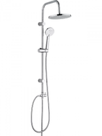 Zestawy prysznicowe - LAVEO PLL 20OX LESTE Kolumna natryskowa Długość drążka: 950 mm Wysokość: 1000 mm Szerokość: 225 mm Głębokość: 440 mm Wymiar słuchawki: ? 100 mm Długość węża: 1500 mm Wykończenie: chrom - miniaturka - grafika 1