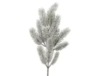 Ozdoby bożonarodzeniowe - Ozdoba gałąź choinki na święta 36cm biała/zielona - miniaturka - grafika 1