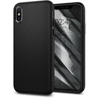 Etui i futerały do telefonów - Spigen Liquid Air do iPhone XS Matte Black 063CS25114 - miniaturka - grafika 1