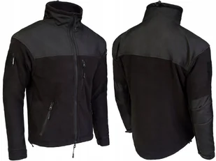 Bluza Polar Wojskowy Męski Kombat UK DEFENDER - Czarna XXL - Bluzy męskie - miniaturka - grafika 1