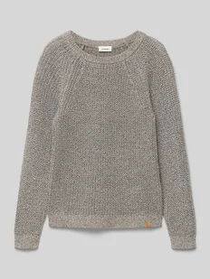 Sweter z dzianiny z prążkowanymi wykończeniami model ‘NORO’ - Swetry dla chłopców - miniaturka - grafika 1