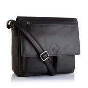 Torby męskie - Betlewski, Torba duża męska, skórzana z klapą - miniaturka - grafika 1