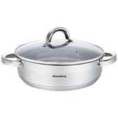 Garnki - Klausberg GARNEK PŁASKI Z POKRYWĄ 24cm KB-7172 KB-7172 - miniaturka - grafika 1