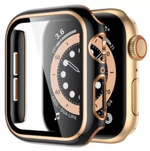 Etui + Szkło 2W1 Do Apple Watch 7/8 41Mm Czarno-Rosegold - Akcesoria do smartwatchy - miniaturka - grafika 1