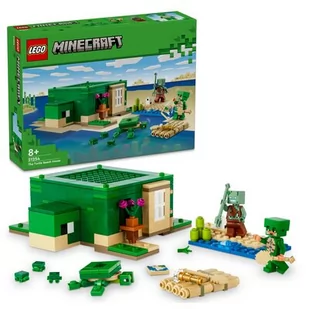 LEGO 21254 Minecraft Domek na plaży żółwi  - Klocki - miniaturka - grafika 1