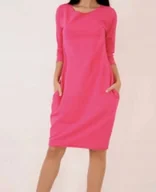 Sukienki - SUKIENKA DAMSKA DRESOWA TUBA TUNIKA PREZENT dla NIEJ EXTRA OKAZJA - miniaturka - grafika 1