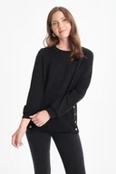 Bluzy damskie - Długa bluza - Greenpoint - miniaturka - grafika 1