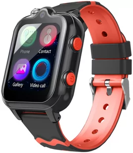 Hagen HK1 Czarno-czerwony HK1.24.534 - Smartwatch - miniaturka - grafika 1