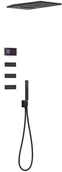 Baterie podtynkowe - Zestaw TRES Shower Technology Blue Edition Czerń Matowa 09288408NM - miniaturka - grafika 1