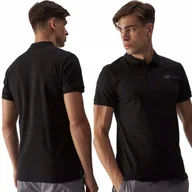 Koszulki męskie - Koszulka Polo Męska 4F T-shirt Bawełniany Gładki Sportowy M316-20S-L - miniaturka - grafika 1