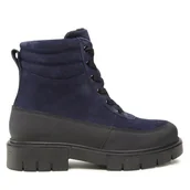 Buty dla dziewczynek - Trapery Lasocki Young CI23-OXMOS-02 Granatowy - miniaturka - grafika 1