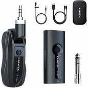 Akcesoria fotograficzne - Kimafun Mikrofon krawatowy bezprzewodowy KM-G70 do wystąpień LIVE - miniaturka - grafika 1