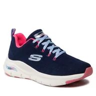 Buty sportowe damskie - Skechers Buty Comfy Wave 149414/NVHP Navy/Hot Pink - miniaturka - grafika 1