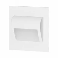 Oprawy, klosze i abażury - Oprawa schodowa podtynkowa puszka fi60, biała, 1,5W, 30Lm, 4000K, zasilanie 12V DC - miniaturka - grafika 1