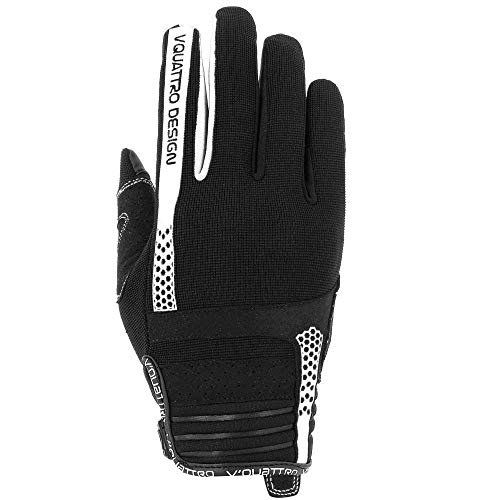 V Quattro Design Rush 18 rękawice damskie, czarne/białe, rozmiar L
