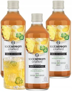 Zestaw Syrop SodaStream Crafted Ananas & Jalapeno 3x330 ml - Syropy i koncentraty owocowe - miniaturka - grafika 1