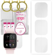 Akcesoria do smartwatchy - 3x Folia hydrożelowa do Amazfit GTS 2 Mini - apgo Smartwatch Hydrogel Protection Ochrona na ekran smartwatcha - miniaturka - grafika 1