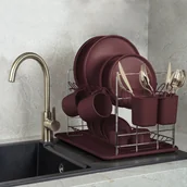 Suszarki do naczyń - Suszarka do naczyń z ociekaczem BerlingerHaus Leonardo BH-8594 - miniaturka - grafika 1