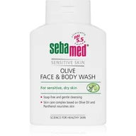 Kosmetyki do mycia twarzy - Sebamed Wash delikatna emulsja myjąca do twarzy i ciała z olejem z oliwek 200 ml - miniaturka - grafika 1
