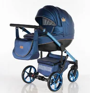 Wózki dziecięce - Navi - Metalic Blue - 3w1 - Wózek dziecięcy - Kajtex - miniaturka - grafika 1