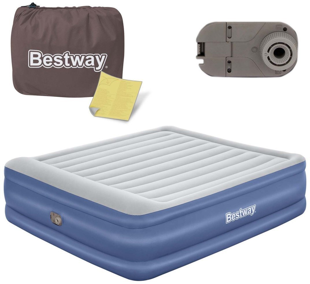 Bestway  Materac dmuchany 203 x 193 x 56 cm 67692 EDUKAMP