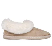 Kapcie damskie - Skechers Damskie przytulne kapcie przy ognisku zimowe noce, piaskowe, 38 EU, Piasek, 38 EU - miniaturka - grafika 1