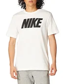 Koszulki męskie - Nike Męski T-shirt Sportswear biały czarny M DC5092-100 - miniaturka - grafika 1