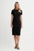 Sukienki - Calvin Klein sukienka kolor czarny mini prosta LV044D063G - miniaturka - grafika 1