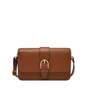 Fossil Torebka Damska Zoey, Mała Brązowa Skórzana Torebka Crossbody, L : 19.7 cm, w : 3.8 cm, H : 11.4 cm, Zb1937200 - Torebki damskie - miniaturka - grafika 1