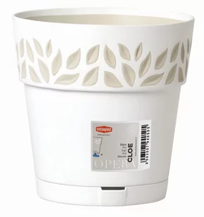 Blumfeldt Cloe z podstawką 20 cm biała 940505 - Donice - miniaturka - grafika 1