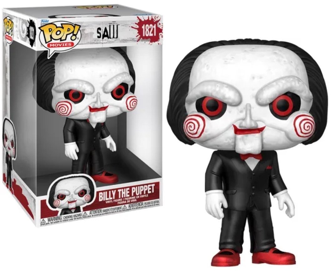 funko pop! saw jumbo 1821 billy the puppet