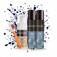 Środki do obuwia i ubrań - Renowator do Granatowych Butów x2 Cleaner ze Szczoteczką Coccine Zestaw 4w1 - miniaturka - grafika 1