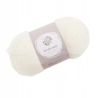 Pasmanteria - Włóczka Akrylowa 100g 238m Biała - miniaturka - grafika 1