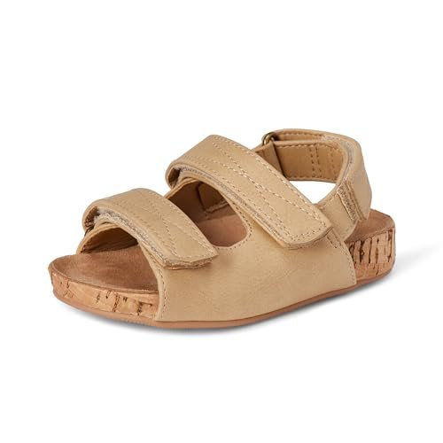 Amazon Essentials Sandały chłopięce Aeby13928 Cork, brązowy (taupe), 1 US Little Kid