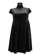 Sukienki - FRENCH CONNECTION Sukienka Przed Kolano Elegancka z Kołnierzem Czarna Rozmiar XS - miniaturka - grafika 1