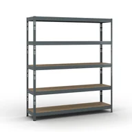 Szafy i regały magazynowe - B2B Partner Regał półkowy 1786 x 1600 x 400 mm, nośność 350 kg 540019 - miniaturka - grafika 1