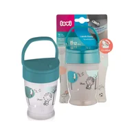 Kubki dla dzieci - LOVI KUBEK ZE SŁOMKĄ JUNIOR LOVELY BOY 250ml 12m+ - miniaturka - grafika 1