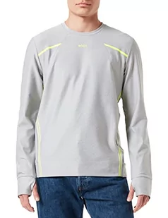 BOSS Salbo męska bluza gimnastyczna, Jasny/Pastelowy Szary59, S - Bluzy męskie - miniaturka - grafika 1