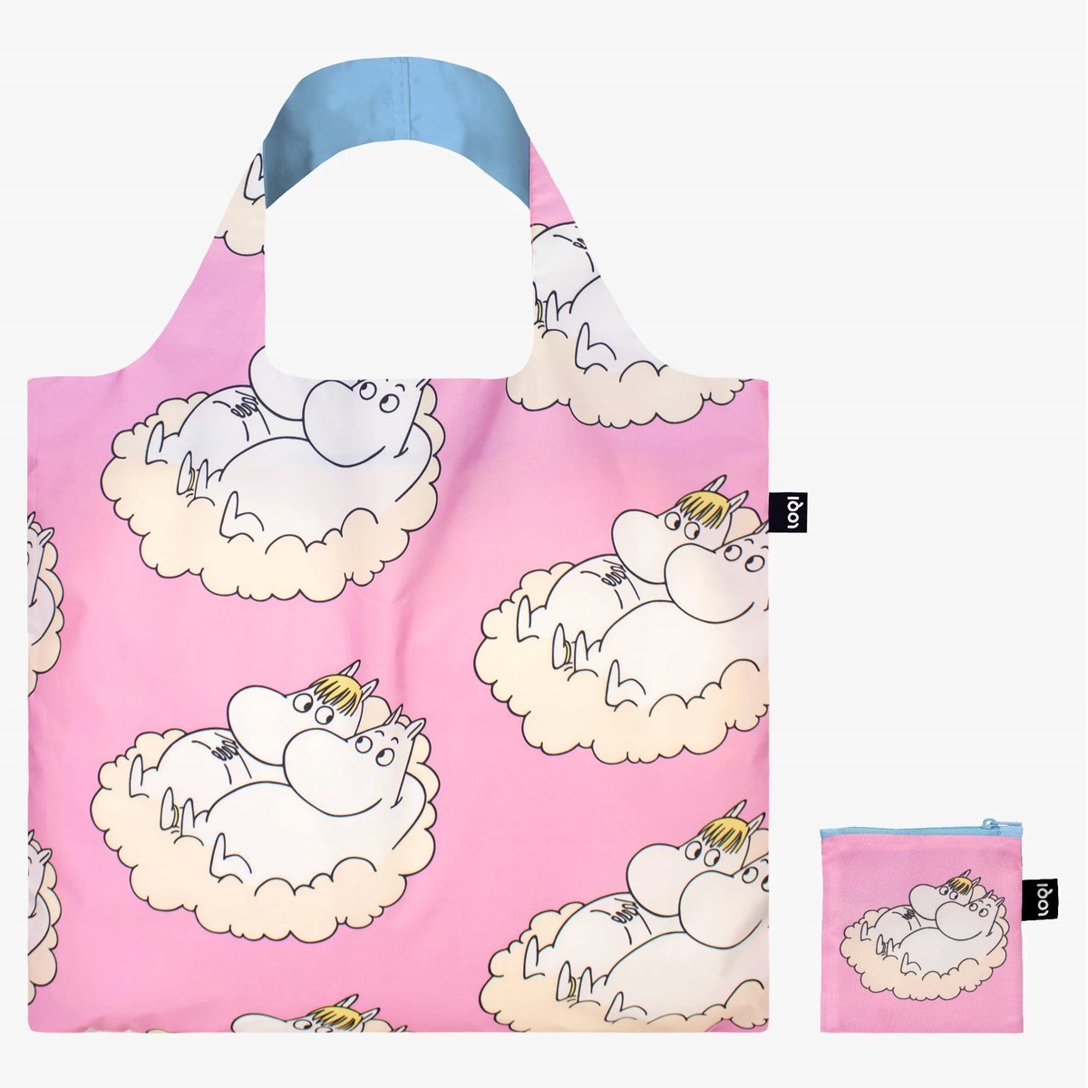 Torba na zakupy na Ramię Podręczna LOQI MOOMIN Cloud