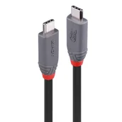 Kable USB - CABLE USB4 240W TYPE C 1.5M/40GBPS ANTHRA LINE 36957 LINDY - miniaturka - grafika 1