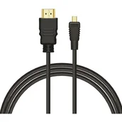 Kable - Kabel HDMI - Micro HDMI SAVIO CL-40/M Ethernet 2 m - miniaturka - grafika 1