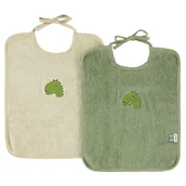 Śliniaki i fartuszki - Śliniaki Xl 2-Pack - Aura Dinozaur Trixie Baby - miniaturka - grafika 1