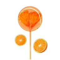 Zdrowa żywność - Lizak o Smaku Pomarańczowym bez Dodatku Cukru, 18g - miniaturka - grafika 1