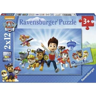 Ravensburger 2x12 ELEMENTÓW Psi Patrol i Ryder 491955 - Puzzle - miniaturka - grafika 1