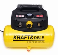 Sprężarki i kompresory - KOMPRESOR BEZOLEJOWY 6L KD1415 - miniaturka - grafika 1
